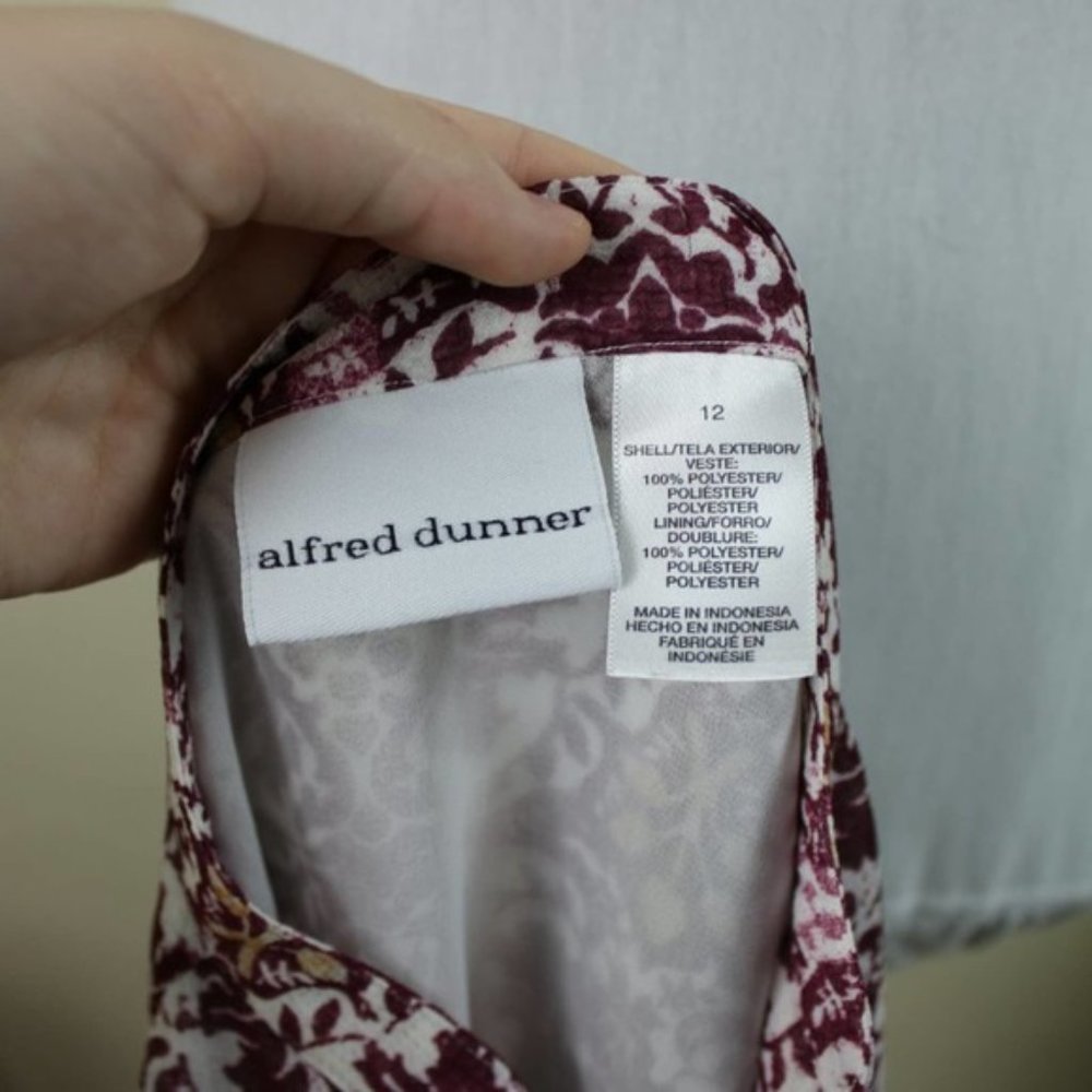 Alfred Dunner Leopard Print Button Up Long Sleeve - image 4